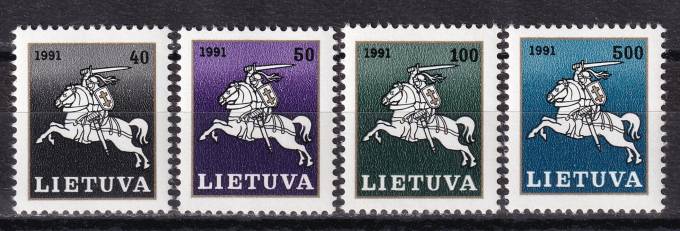 Литва - кат. №491-494