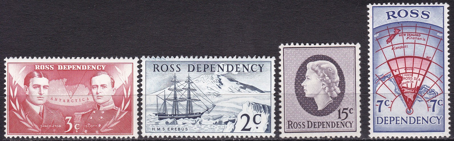 Территория росса. Ross dependency Flag.