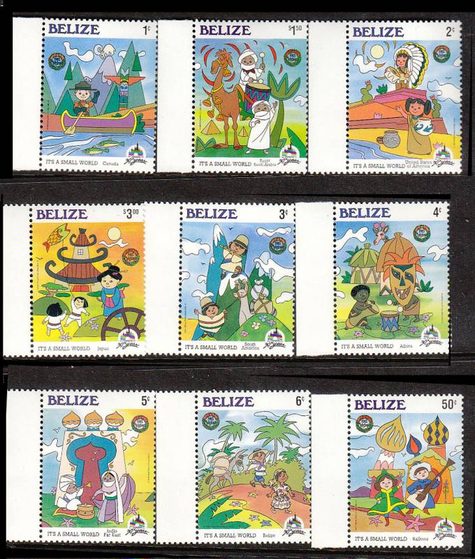 (WD_Bel_829-837(2) Марки Belize №829-837
