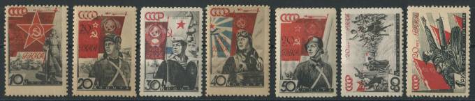 (S00490-496(3) СССР кат. №490-496,**, идеальное качество