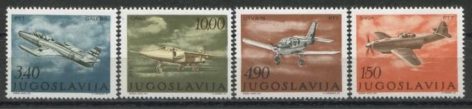 Югославия - кат. Mich. №1721-1724
