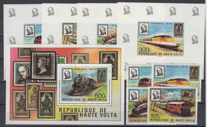 Верхняя Вольта - кат. №755-758,BL53