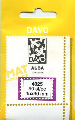 Клеммташе DAVO прозрачные 45 х 30 мм (уп 50 шт) (А4025(1))