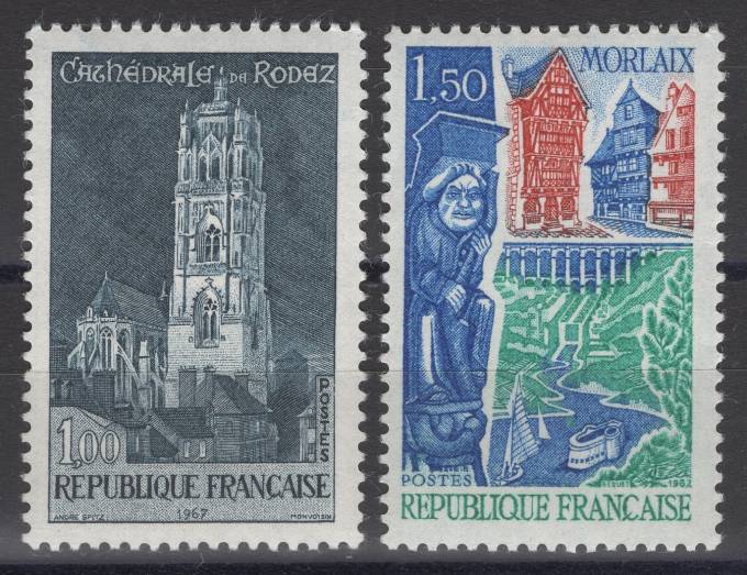 Франция - кат. №1585-1586