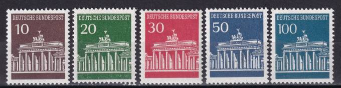 Германия, Федеративная Республика - кат. №506v-510v