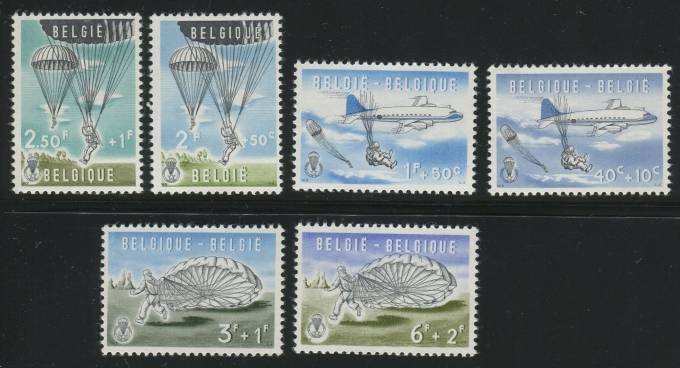  Авиация Бельгия №1190-1195