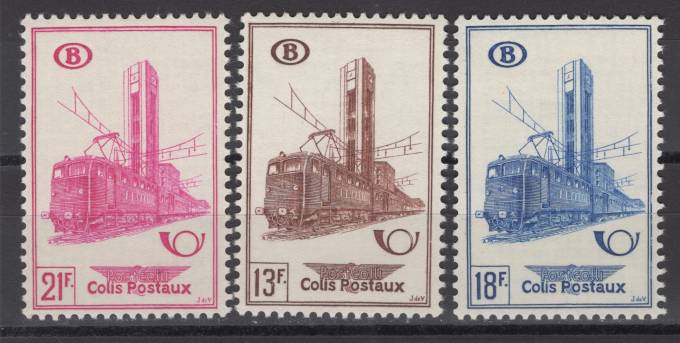 Бельгия - кат. №PP41-PP43