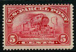 США(Parcel_train_005(1) Марки паровозы. Кат. №5**