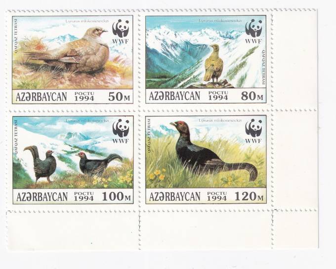 Азербайджан - кат. №161-164