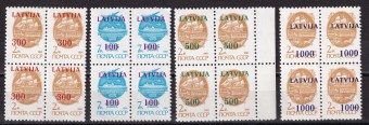 Латвия - кат. №313-316