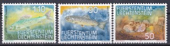 Лихтенштейн - кат. №922-924