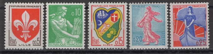Франция - кат. №1274-1278
