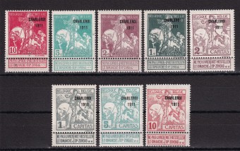 Бельгия - кат. Mich. №81III-88III