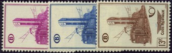 Бельгия(Belg_train_041-43) Марки паровозы №41-43