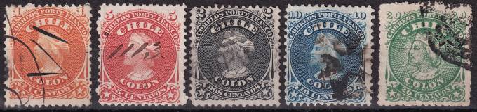Чили - кат. Mich. №8-12