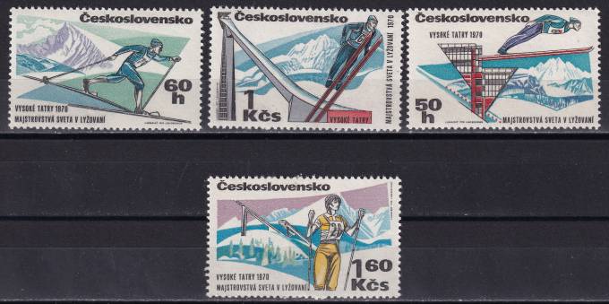 Чехословакия - кат. №1916-1919