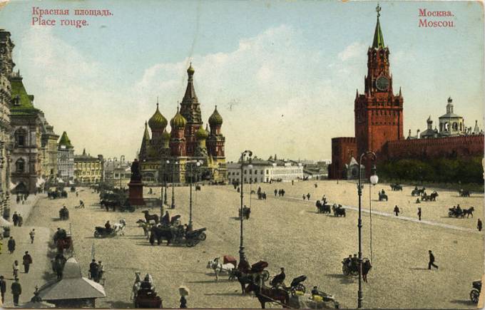 (Kart_RedSquare_042) Москва. Красная площадь