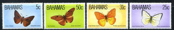 (Bahamas_541-44(1) Бабочки. Каталог №541-544
