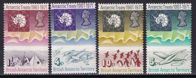 Британская антарктическая территория (БАТ - кат. №39-42