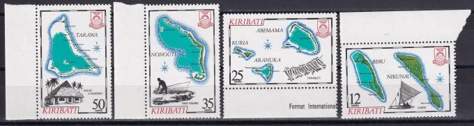 Кирибати - кат. Mich. №367-370