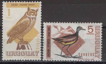 Уругвай - кат. №1113-1114
