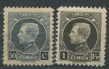 (Belgie_stamp_0166-167(1) Бельгия №166-167 *