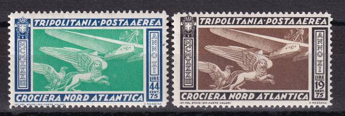 Триполитания - кат. Mich. №196-197