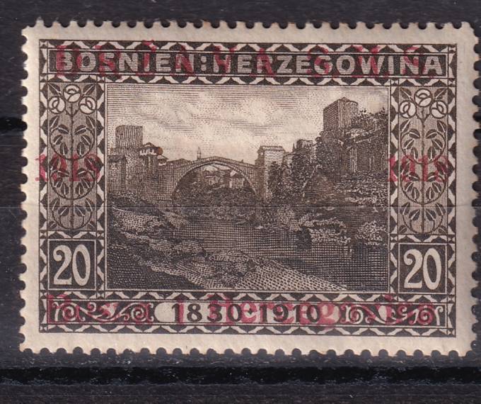 Босния - Королевство Сербов, Хорватов и Словенов - кат. №4