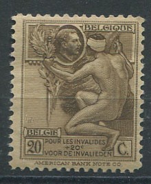 (Belgie_stamp_0169(1) Бельгия №169 *