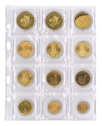(MС12)Листы для монет Multi Collect под рамки 50 х50 мм  