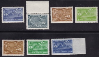 (S00762_764_765(1) СССР кат. №№762(1),765(1),762(2),764(2),765(2) **