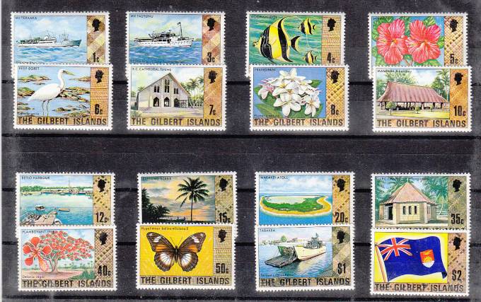 (Sea_Stamp_064(1).О-ва Гильберта. Марки фауна.№264-279