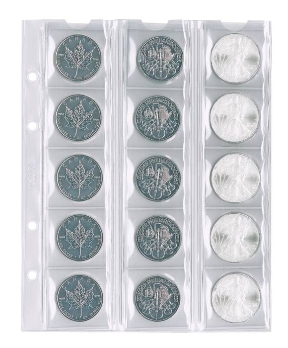 (MС15)Листы Multi Collect для 15 монет до 42 мм  