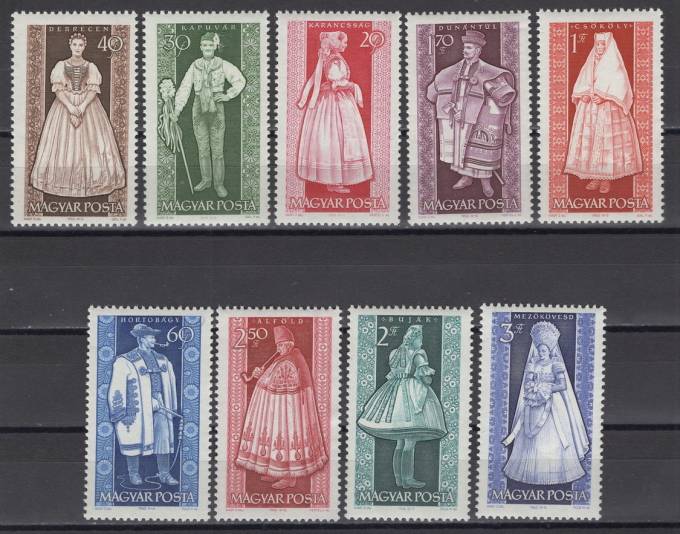 Венгрия - кат. №1954A-1962A