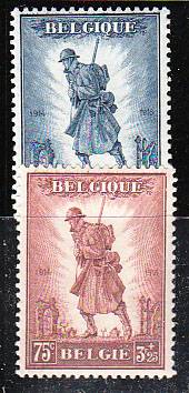 (Belgie_stamp_0342, 343(1) Бельгия №342, 343