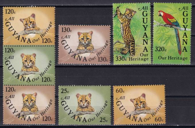 Гайана - кат. №1299-1306