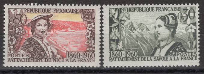 Франция - кат. №1294-1295