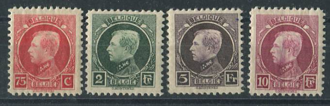 (Belgie_stamp_0181-184(1) Бельгия №181-184 **