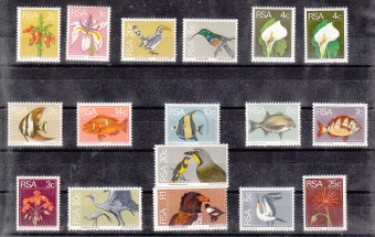 (Sea_Stamp_063(1))Южная Африка. Марки фауна.№447-462