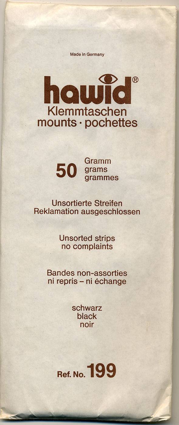 Клеммташе HAWID на развес (чёрные) 50 гр. (НА  199)