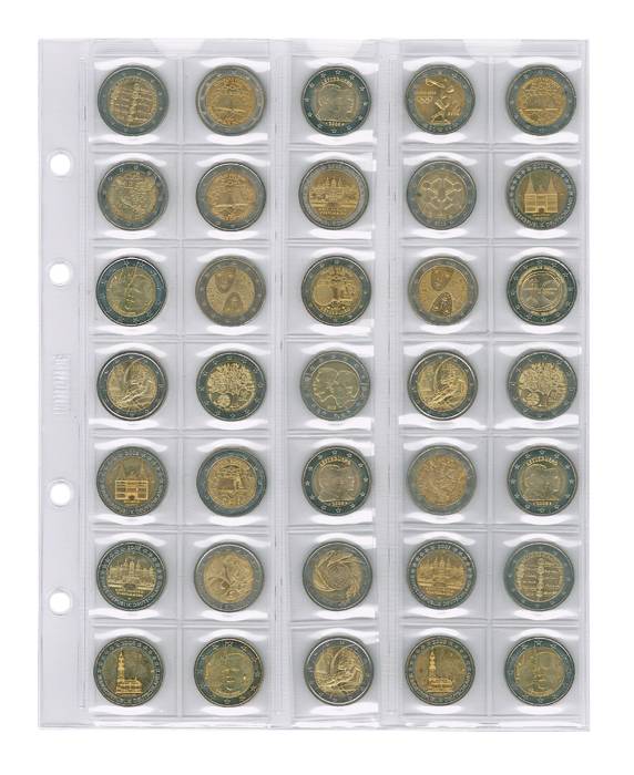  (MС35)Листы Multi Collect для 35 монет до 27 мм 