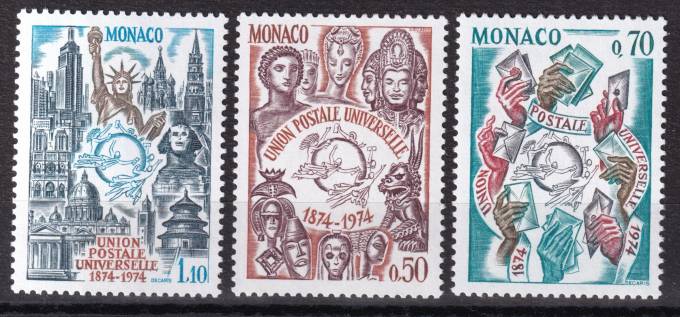 Монако - кат. №1110-1112