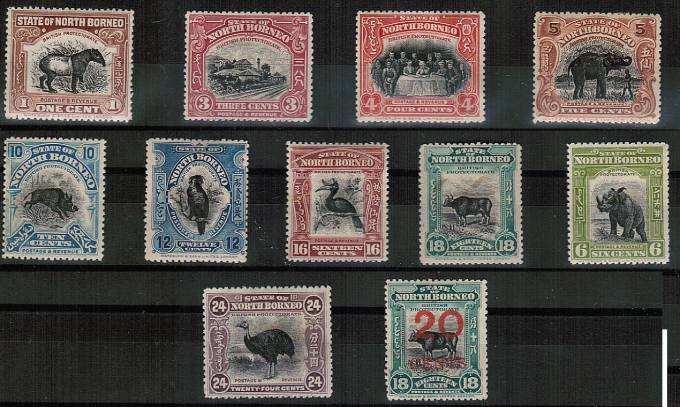 (Kolony_NorthBorneo_127-145(1) Каталог №"127/145*