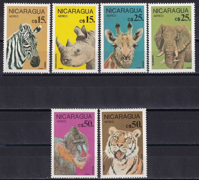 Никарагуа - кат. №2711-2716