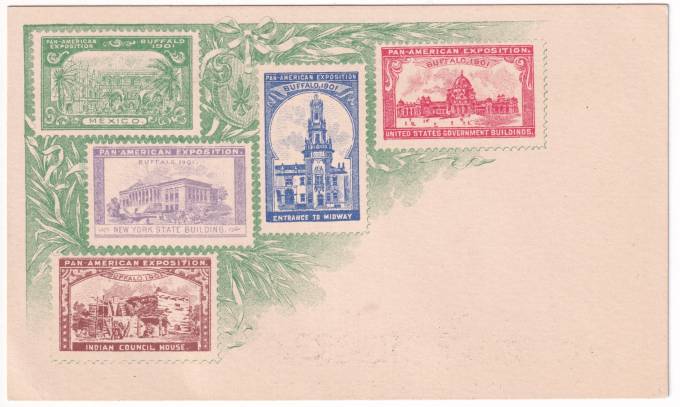 США - Открытка - Выставка Пан-Америка 1901