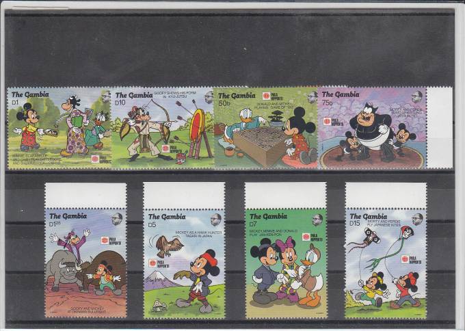 (WD_Gam_1186-93(1) Марки Gambia №1186-93