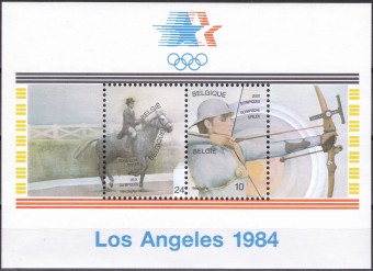 Блок - Олимпиада 1984 г. в Лос-Анжелесе 3