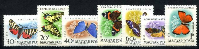 (Magayar_1633A-39A(1) Бабочки. Каталог №1633A-1639A