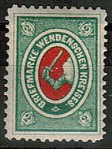 (Wenden_Stamps_15(3) Венден, кат. Шм. №15*