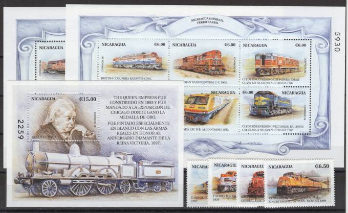 Никарагуа - кат. №4017-4032,BL289